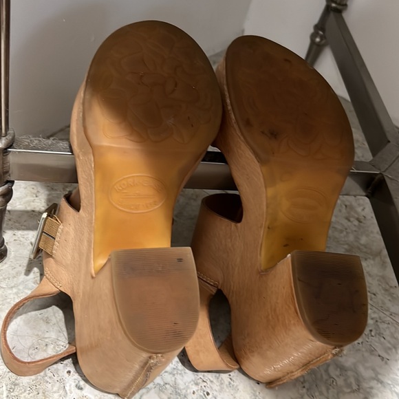 KORK EASE TAN GENUINE LEATHER PLATFORM SANDALS - Picture 7 of 7